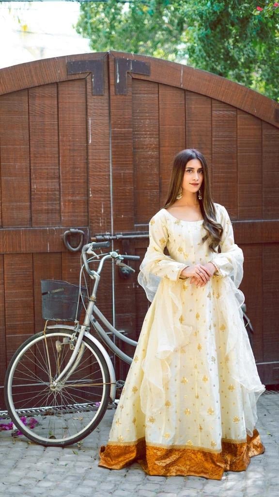 Ivory & Yellow Dress ZH-002, Ivory & Yellow, size L