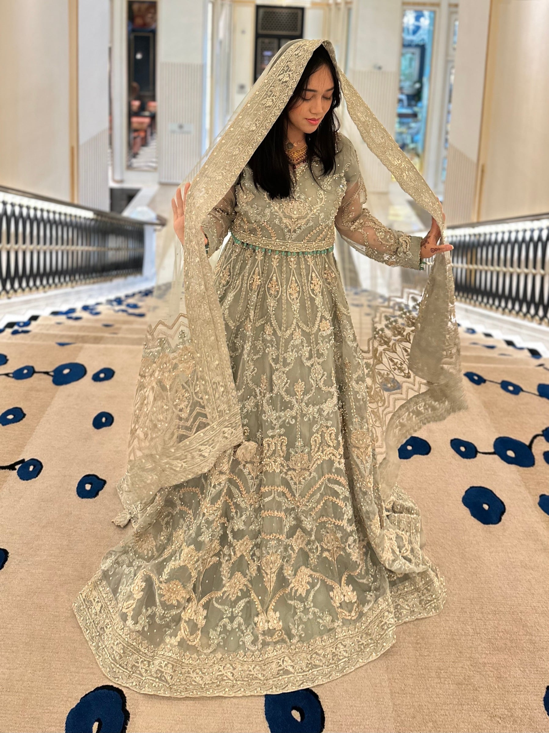 Champagne Lehenga, Champagne, size M — BK-003
